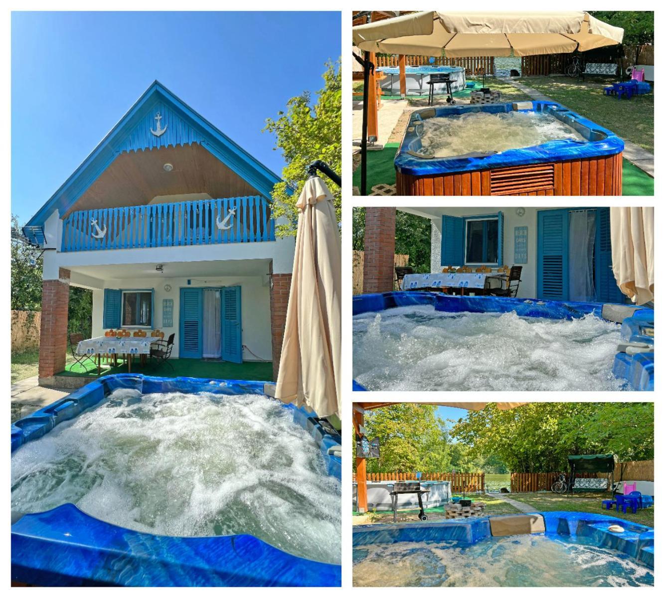 Villa Popeye Jakuzzis Nyaralohaz Бекессентандраш Экстерьер фото