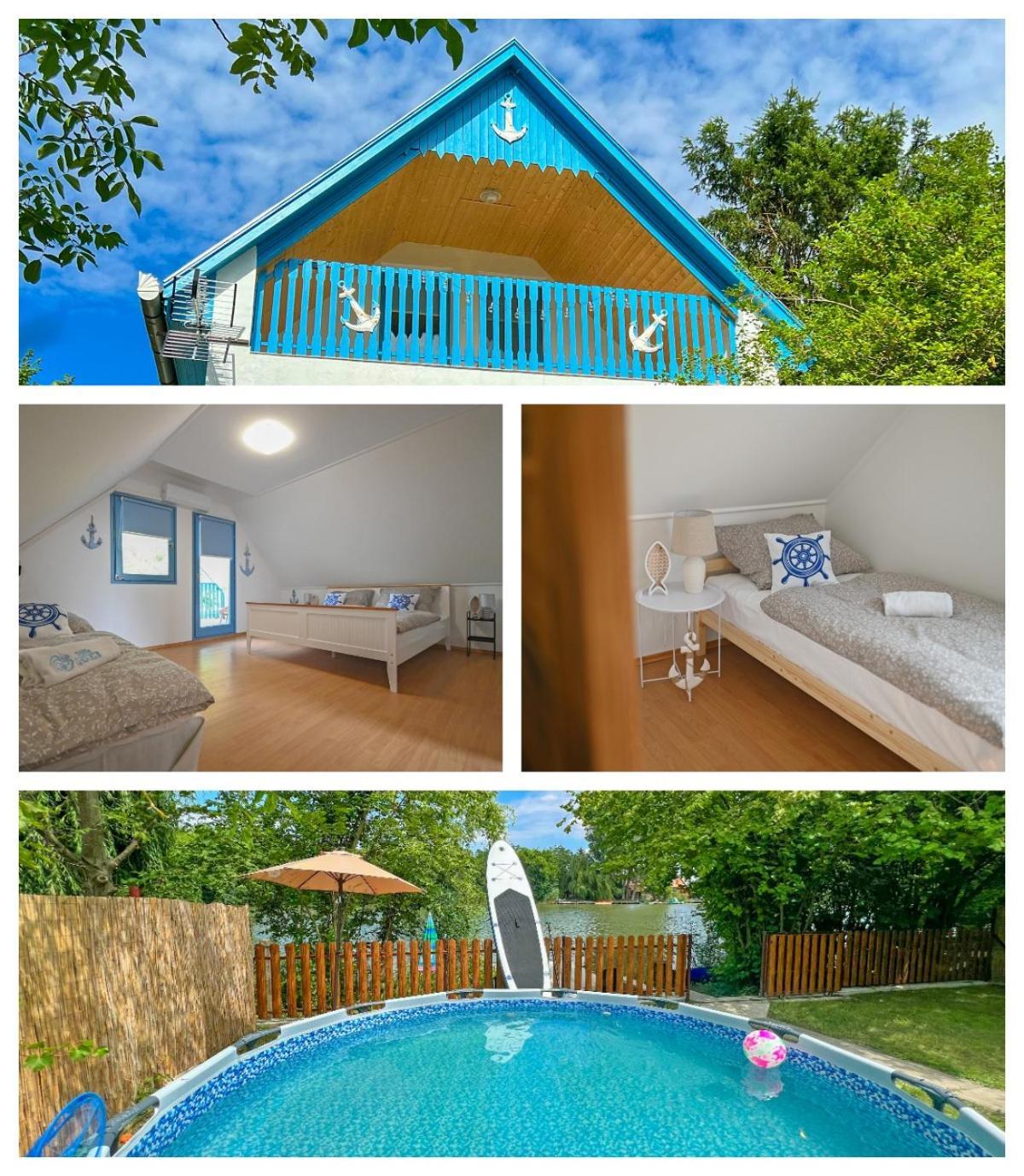 Villa Popeye Jakuzzis Nyaralohaz Бекессентандраш Экстерьер фото